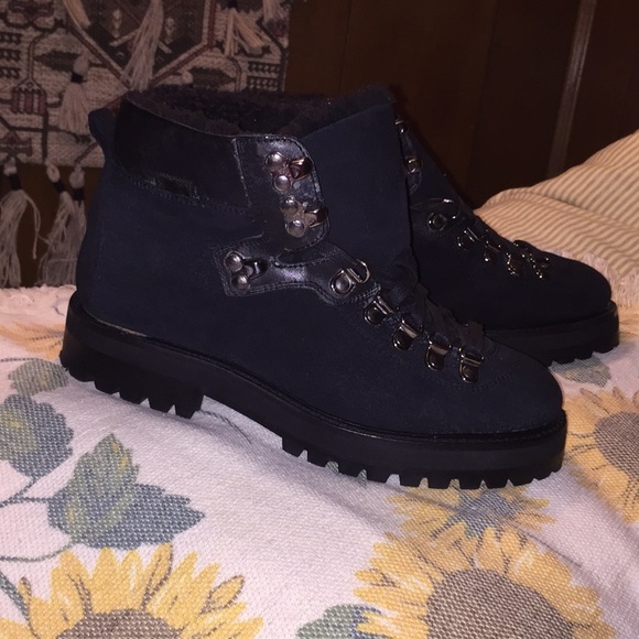 Baxter Shearling Hiker Boot Suede US 7 - Picture 3 of 8